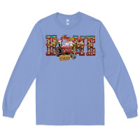 Colony Blue home Christmas farm animals Long Sleeve Tee - CowhideDigitalArt