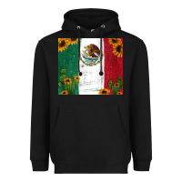 Black cactus sunflower mexican flag z Heavyweight Hoodie - Jasminsmagicworld