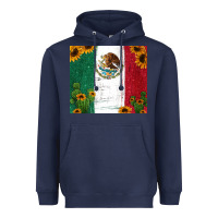 Navy cactus sunflower mexican flag z Heavyweight Hoodie - Jasminsmagicworld