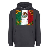 Cactus Sunflower Mexican Flag Z Heavyweight Hoodie | Teevron