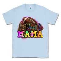 Dusty Blue football mama Classic Tee - OliviaCreatesArt