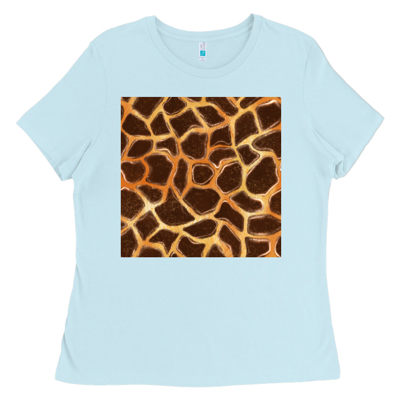 Giraffe Seamless Pattern Ladies Tee by BundleAndBundleShop | Teevron