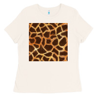 Bone giraffe seamless pattern Ladies Tee - BundleAndBundleShop