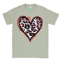Matcha Leopard Glitter Heart Classic Tee - Jasminsmagicworld