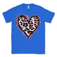 True Royal Leopard Glitter Heart Classic Tee - Jasminsmagicworld