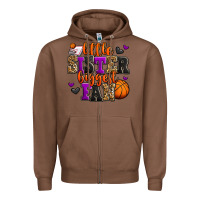 Chestnut little sister biggest fan basketball Zipper Hoodie - Jasminsmagicworld