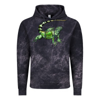 Cloud Black İguana Vintage Hoodie - LillyAllenDesigns