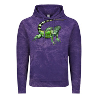 Cloud Purple İguana Vintage Hoodie - LillyAllenDesigns