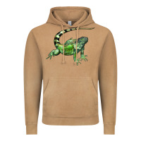 Vintage Camel İguana Vintage Hoodie - LillyAllenDesigns