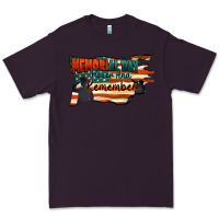 Plum Memorial Day honor and remember Premium Tee - FaDigitalArtStudio