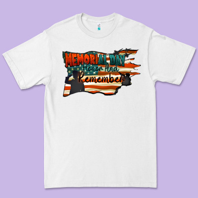 Memorial Day Honor And Remember Premium Tee Designed By Fadigitalartstudio