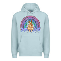 Blue Mist bunny rainbow Premium Hoodie - Artiststas