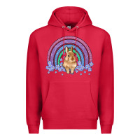 Cardinal bunny rainbow Premium Hoodie - Artiststas