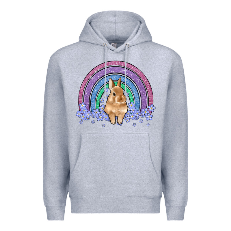 Bunny Rainbow Premium Hoodie by Artiststas | Teevron