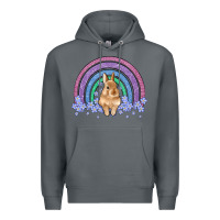 Rock bunny rainbow Premium Hoodie - Artiststas