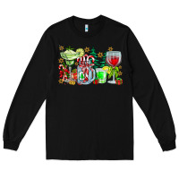 Black Christmas tequila Long Sleeve Tee - CowhideDigitalArt