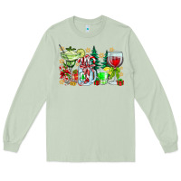 Matcha Christmas tequila Long Sleeve Tee - CowhideDigitalArt