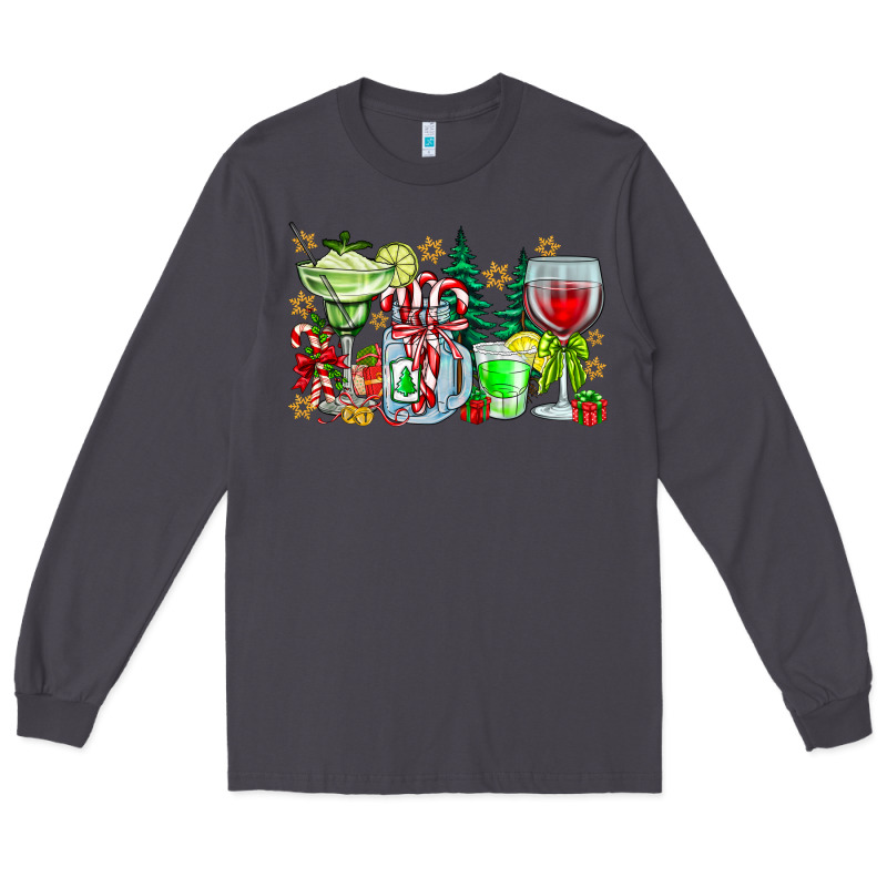 Christmas Tequila Long Sleeve Tee by CowhideDigitalArt | Teevron