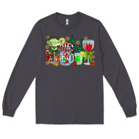 Smoke Christmas tequila Long Sleeve Tee - CowhideDigitalArt
