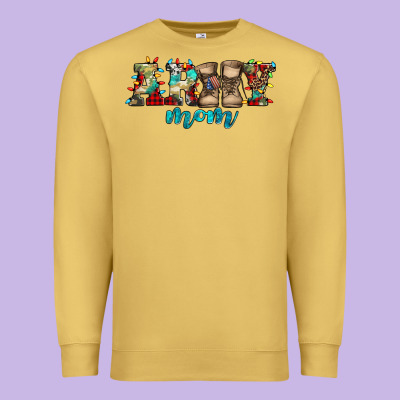 Army Mom Christmas Premium Sweatshirt Designed By Jasminsmagicworld
