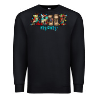 Black army mom christmas Premium Sweatshirt - Jasminsmagicworld