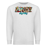 Oatmeal Heather army mom christmas Premium Sweatshirt - Jasminsmagicworld