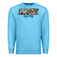 Ocean Blue army mom christmas Premium Sweatshirt - Jasminsmagicworld
