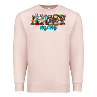 Pale Pink army mom christmas Premium Sweatshirt - Jasminsmagicworld