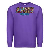 Purple army mom christmas Premium Sweatshirt - Jasminsmagicworld