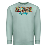 Seafoam army mom christmas Premium Sweatshirt - Jasminsmagicworld