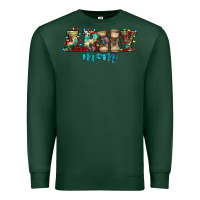 Sports Green army mom christmas Premium Sweatshirt - Jasminsmagicworld
