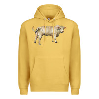 Antique Gold charolais bull Premium Hoodie - RanaPortraitStore