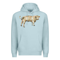 Blue Mist charolais bull Premium Hoodie - RanaPortraitStore
