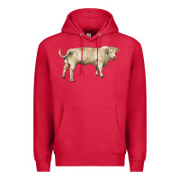 Cardinal charolais bull Premium Hoodie - RanaPortraitStore