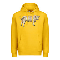 Lemon charolais bull Premium Hoodie - RanaPortraitStore