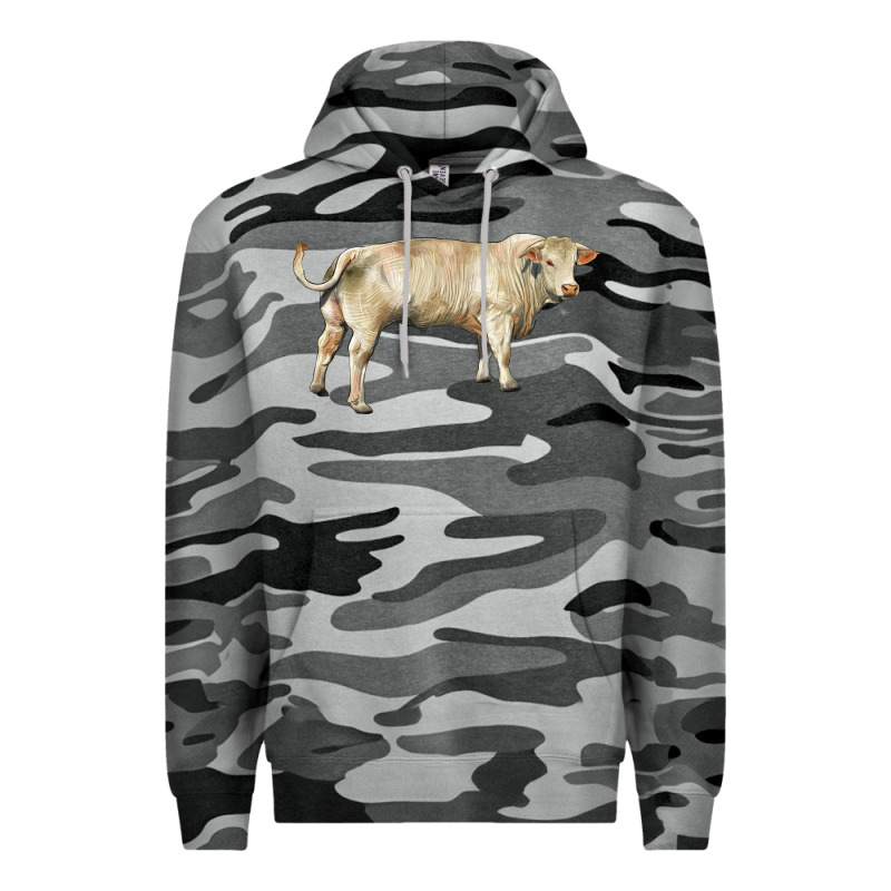 Charolais Bull Premium Hoodie by RanaPortraitStore | Teevron