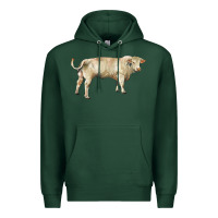 Sports Green charolais bull Premium Hoodie - RanaPortraitStore