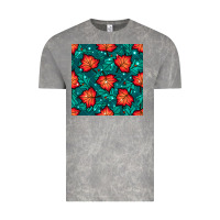 Cloud Rock fall leaves seamless pattern Vintage Tee - BundleAndBundleShop
