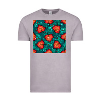 Vintage Zinc fall leaves seamless pattern Vintage Tee - BundleAndBundleShop