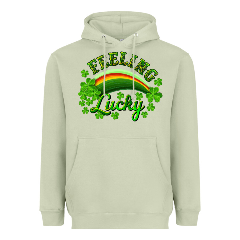 Feeling Lucky With Rainbow Heavyweight Hoodie by RanaPortraitStore | Teevron