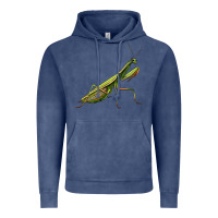 Vintage Denim mantis Vintage Hoodie - LillyAllenDesigns