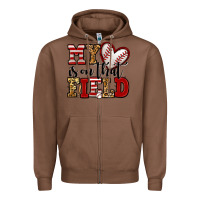 Chestnut my heart is on that field baseball Zipper Hoodie - Jasminsmagicworld
