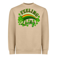 Mushroom Feeling lucky with rainbow Heavyweight Sweatshirt - RanaPortraitStore