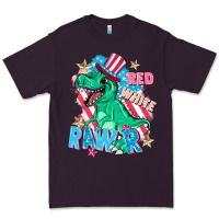 Plum Red white rawr Premium Tee - FaDigitalArtStudio