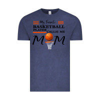 Vintage Denim My Favorite Basketball Player Calls Me Mom Vintage Tee - Bettercallsaul