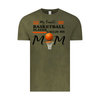 Vintage Olive My Favorite Basketball Player Calls Me Mom Vintage Tee - Bettercallsaul