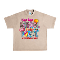 Bye Bye School Hello Pool Teacher  Squad Urban Heavy Tee | Teevron