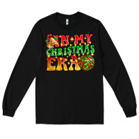 Black inmy christmas era Long Sleeve Tee - CowhideDigitalArt