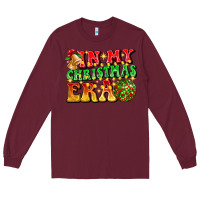 Burgundy inmy christmas era Long Sleeve Tee - CowhideDigitalArt