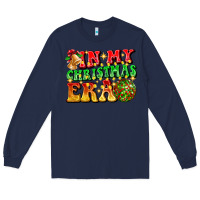 Navy inmy christmas era Long Sleeve Tee - CowhideDigitalArt